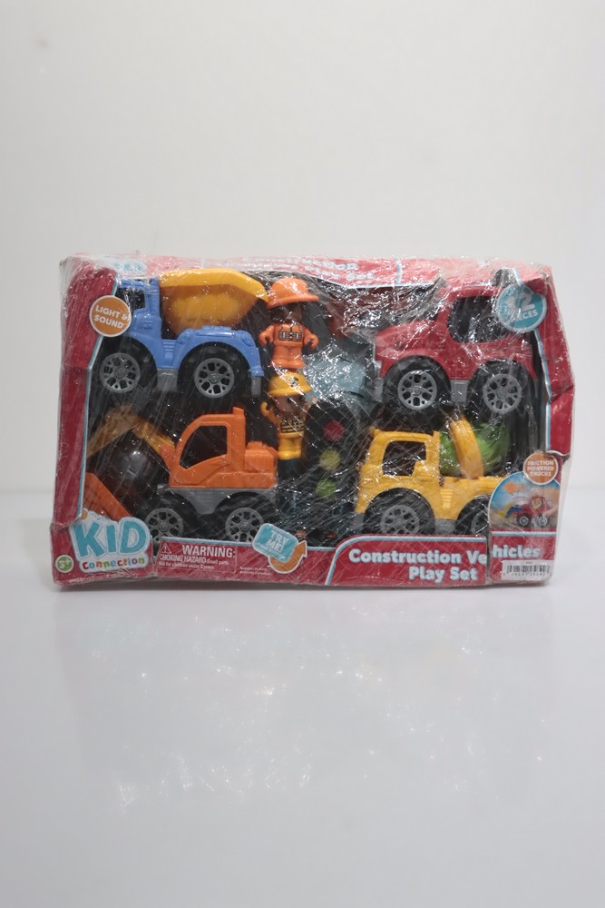 Set De Juego De Vehículos De Construcción